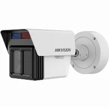 Cámara Ip Hikvision Deepinview Series Ids-2cd7t46g2/vx3-is(4/12/25mm) Bala (forma), Microsd, Interior Y Exterior, Ip67, Blanco