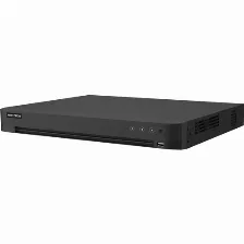 Dvr Hikvision Pro Series 32 Canales + 8 Canales Ip, Video Full Hd, 2 Bahias Hdd Max. 12 Tb, Negro, Turbohd, , 5 Mp, Reconocimiento Facial