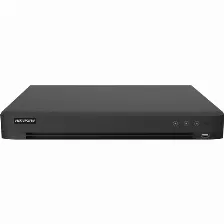 Dvr Hikvision Pro Series 32 Canales + 8 Canales Ip, Video Full Hd, 2 Bahias Hdd Max. 12 Tb, Negro, Turbohd, , 5 Mp, Reconocimiento Facial