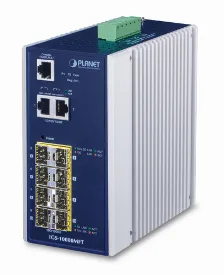Switch Planet Igs-10080mft Gestionado, Rj-45 2, Gigabit Ethernet (10/100/1000), Azul, Blanco