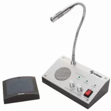 Sistema Intercomunicador Steren Para Ventanillas Microfono Flexible Control Volumen Independiente