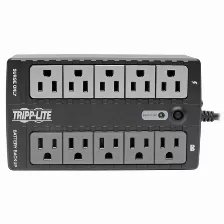 No Break Tripp Lite 0.55 Kva / 300 W, 316 J, Entrada 120 V, 10 Salidas Ac, Negro