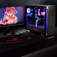 Gabinete Xpg Invader Negro, 2 Ventiladoes 120mm, Panel Lateral De Cristal, Filtros De Polvo Magneticos