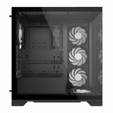 Gabinete Xpg Invaderxmt, Mid-tower, Ventana, Rgb, Ventiladores 5x120mm, Color Negro