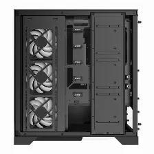 Gabinete Xpg Invaderxmt, Mid-tower, Ventana, Rgb, Ventiladores 5x120mm, Color Negro