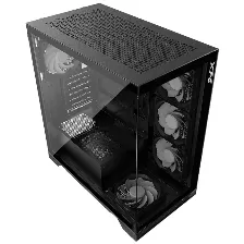 Gabinete Xpg Invaderxmt, Mid-tower, Ventana, Rgb, Ventiladores 5x120mm, Color Negro