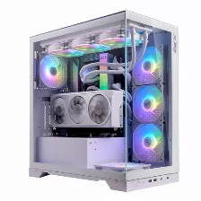 Gabinete Xpg Invaderxmt, Mid-tower, C/ventana, Rgb, Ventiladores 5x120mm, Blanco
