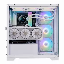Gabinete Xpg Invaderxmt, Mid-tower, C/ventana, Rgb, Ventiladores 5x120mm, Blanco
