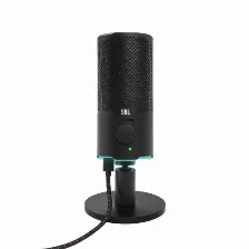 Micrófono Jbl Quantum Stream 96 Khz, Alámbrico, Usb, Negro