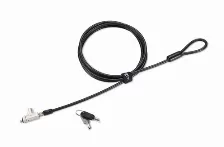 Cable Antirrobo Kensington Slim N17 2.0 Brecha, Llave, 1.8 M, Acero Al Carbón, Plata