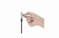 Cable Antirrobo Kensington Slim N17 2.0 Brecha, Llave, 1.8 M, Acero Al Carbón, Plata