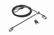 Cable Antirrobo Kensington Nanosaver , Llave, 1.8 M, Acero Al Carbón, Negro, Acero Inoxidable