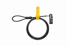 Cable Antirrobo Kensington Candado De Combinación Seriado Para Portátil: Plateado , Cerradura Con Combinación, Negro, Amarillo