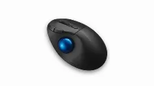 Mouse Kensington Pro Fit Ergo Tb450 Trackball, 7 Botones, 1600 Dpi, Rf Inalámbrico + Bluetooth, 10 M, Negro, Azul