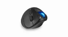 Mouse Kensington Pro Fit Ergo Tb450 Trackball, 7 Botones, 1600 Dpi, Rf Inalámbrico + Bluetooth, 10 M, Negro, Azul