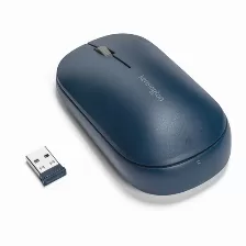 Mouse Kensington Mouse Con Conexión Inalámbrica Dual Suretrack™ (azul) 3 Botones, 2400 Dpi, Rf Inalámbrico + Bluetooth, 10 M, Azul