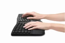 Teclado Kensington Profit Ergo Wrlss Español, Inalámbrico Y Alámbrico, Rf Inalámbrica + Usb, Negro