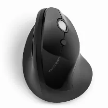 Mouse Kensington Pro Fit® Ergo Mouse Inalambrico Vertical 6 Botones, 1600 Dpi, Bluetooth, Negro