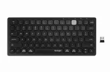 Teclado Kensington K75502es Español, Inalámbrico, Rf Inalámbrico + Bluetooth, Negro