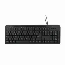 Teclado Vorago Multimedia Kb-204, Usb, Ergonomico, Negro