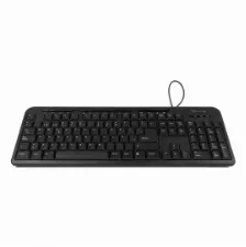 Teclado Vorago Multimedia Kb-204, Usb, Ergonomico, Negro