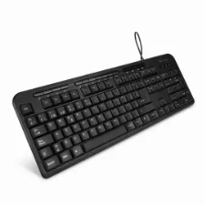 Teclado Vorago Multimedia Kb-204, Usb, Ergonomico, Negro