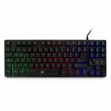 Teclado Multimedia Gamer Vorago Kb-503, Retroiluminado Led Rainbow, Anti-ghosting, Usb 2.0, Negro