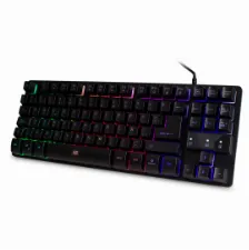 Teclado Multimedia Gamer Vorago Kb-503, Retroiluminado Led Rainbow, Anti-ghosting, Usb 2.0, Negro