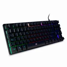 Teclado Multimedia Gamer Vorago Kb-503, Retroiluminado Led Rainbow, Anti-ghosting, Usb 2.0, Negro