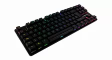 Teclado Mecanico Gamefactor Kbg500-rd, Compacto, Anti-ghosting, Rgb, Cable De Nylon, Negro