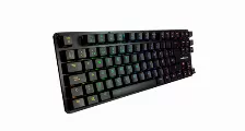 Teclado Mecanico Gamefactor Kbg500-rd, Compacto, Anti-ghosting, Rgb, Cable De Nylon, Negro