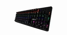 Teclado Mecanico Gamefactor Kbg500-rd, Compacto, Anti-ghosting, Rgb, Cable De Nylon, Negro