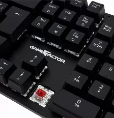 Teclado Mecanico Gamefactor Kbg500-rd, Compacto, Anti-ghosting, Rgb, Cable De Nylon, Negro