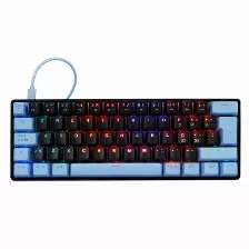 Teclado Mecanico Game Factor Kbg560, Usb, Rgb, Swicth Gateron Azul