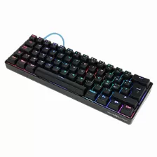 Teclado Mecanico Game Factor Kbg560, Usb, Rgb, Swicth Gateron Azul