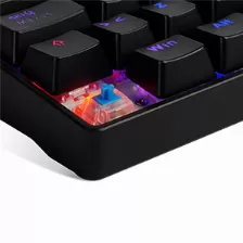 Teclado Mecanico Game Factor Kbg560, Usb, Rgb, Swicth Gateron Azul