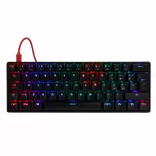 Teclado Mecanico Game Factor Kbg560, Usb, Rgb, Switch Gateron Rojo