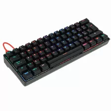 Teclado Mecanico Game Factor Kbg560, Usb, Rgb, Switch Gateron Rojo