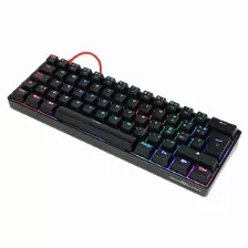 Teclado Mecanico Game Factor Kbg560, Usb, Rgb, Switch Gateron Rojo