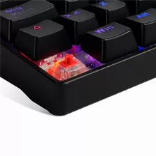 Teclado Mecanico Game Factor Kbg560, Usb, Rgb, Switch Gateron Rojo