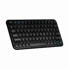 Teclado Inalambrico Vorago Kbw-400, Conexion Usb Y Bt, Puerto De Carga Tipo C, 78 Teclas