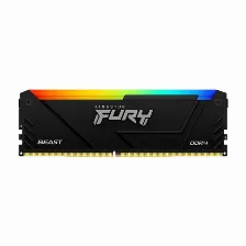 Kit De Memoria Ram Kingston Fury Beast Rgb 32gb Ddr4, 3200mhz, Dimm (2x16gb)