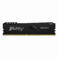 Memoria Ram Kingston Fury Beast, 8gb, 3200mhz, Ddr4, Cl16, Dimm, Disipador Negro