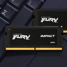 Memoria Ram Kingston Fury Impact Black 16gb Ddr5, 4800 Mhz, 262-pin So-dimm