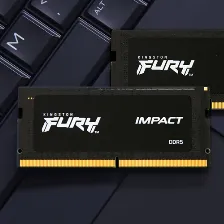 Memoria Ram Kingston Fury Impact Black, So-dimm, 8gb, Ddr5, 4800mhz, Cl38, 262-pin, Xmp