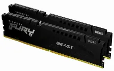 Memoria Ram Kingston Fury Beast 32gb Ddr5, 6000mhz, Dimm, (2x16 Gb), Negro