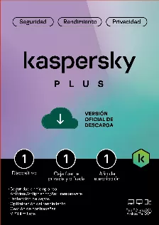 Licencia Kaspersky Plus / 1 Dispositivo / 1 Cuenta Kpm / 365 Dias / Base