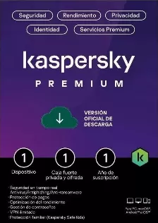 Licencia Electronica Esd Kaspersky Premium / 1 Dispositivo / 365 Dias / Base, Clave De Activacion, No Devolucion, No Cancelacion