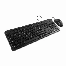 Kit De Teclado Y Mouse, Vorago Km-107, Conexion Usb, Teclas Multimedia