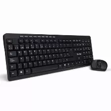 Kit De Teclado Y Mouse Inalambricos Vorago Km-304, Teclado Multimedia, Mouse Optico 1600 Dp
